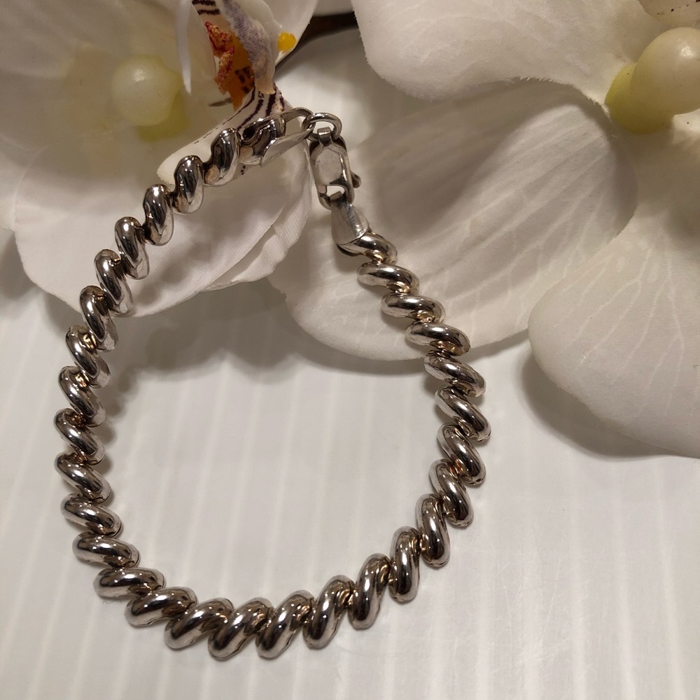 925 Sterling Silver San Marco Bracelet  6.75”